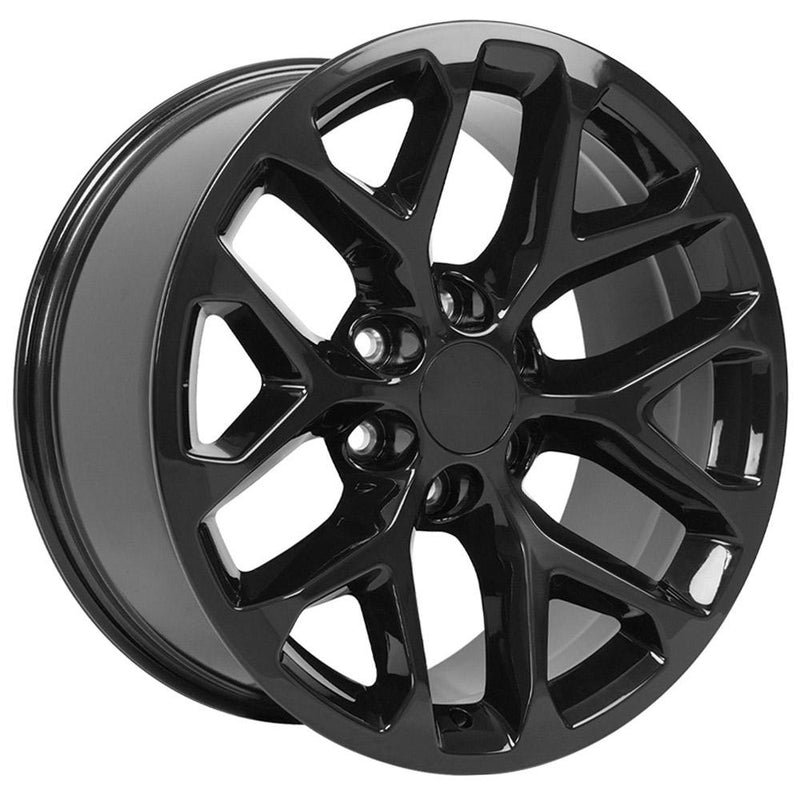 OE Wheels CV98B 20x9 6x139.7 24et Gloss Black Wheel - View 3