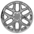 OE Wheels CV98B 20x9 6x139.7 24et Chrome Wheel - View 2