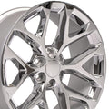 OE Wheels CV98B 22x9 6x139.7 24et Chrome Wheel