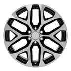 OE Wheels CV98B 22x9 6x139.7 24et Gloss Black Machined Wheel - View 2