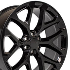 OE Wheels CV98B 24x10 6x139.7 24et Gloss Black Wheel