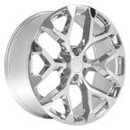 OE Wheels CV98B 24x10 6x139.7 24et Chrome Wheel - View 3