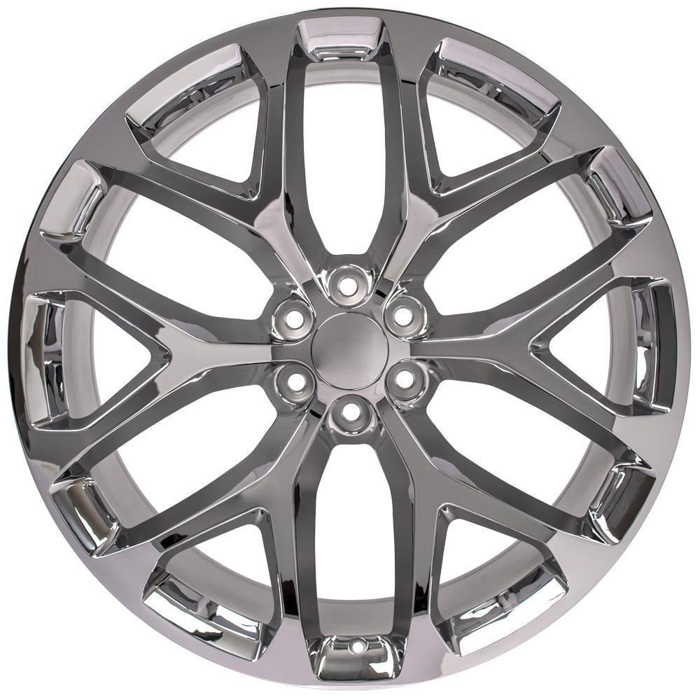 OE Wheels CV98B 26x10 6x139.7 24et Chrome Wheel - View 2