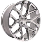 OE Wheels CV98B 26x10 6x139.7 24et Chrome Wheel - View 3