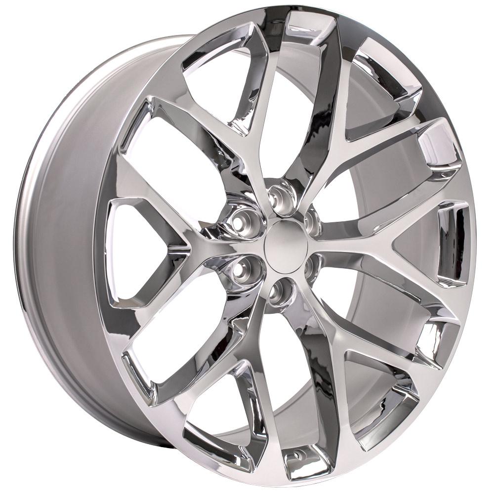OE Wheels CV98B 26x10 6x139.7 24et Chrome Wheel - View 3