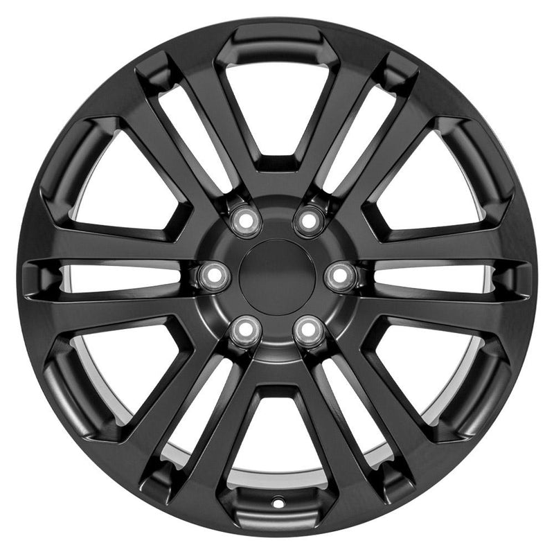 OE Wheels CV99 20x9 6x139.7 31et Satin Black Wheel - View 2
