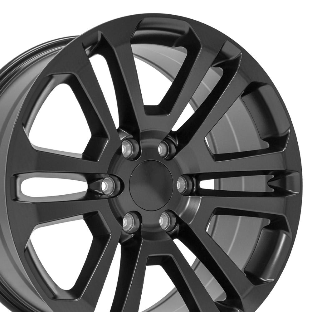OE Wheels CV99 20x9 6x139.7 31et Satin Black Wheel