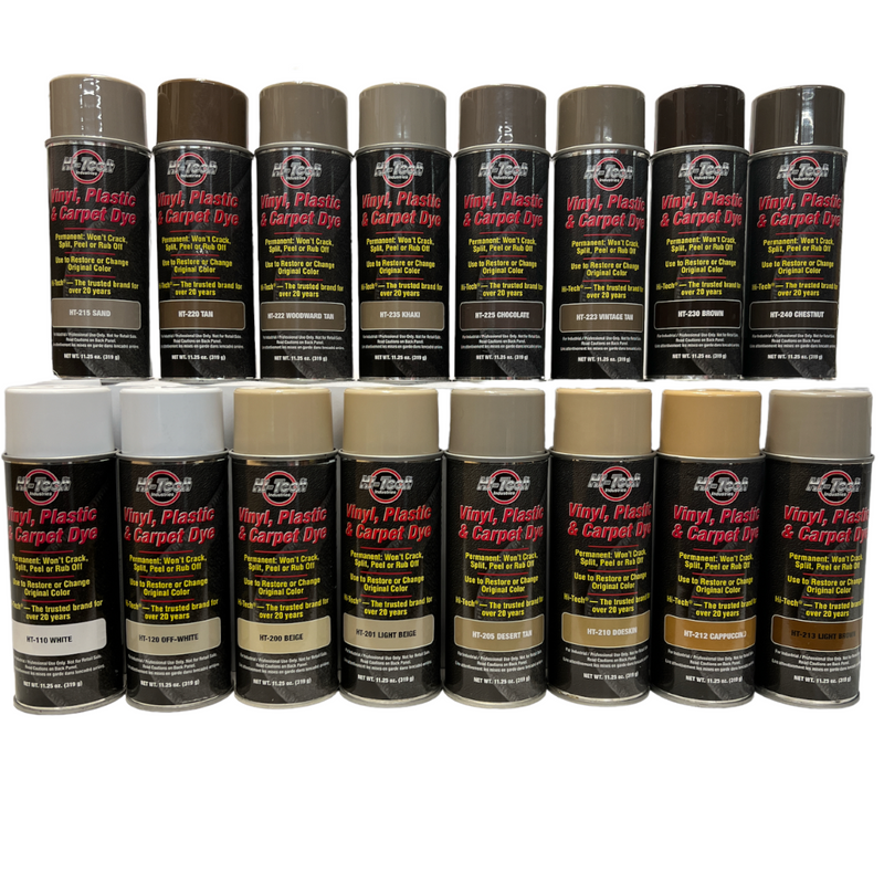 Carpet, Leather, Vinyl, Plastic Dye Automotive