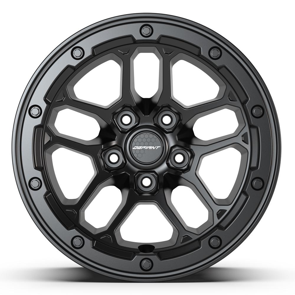 DEFIANT DF01 17x8 5x127 12et Satin Black Wheel - View 2