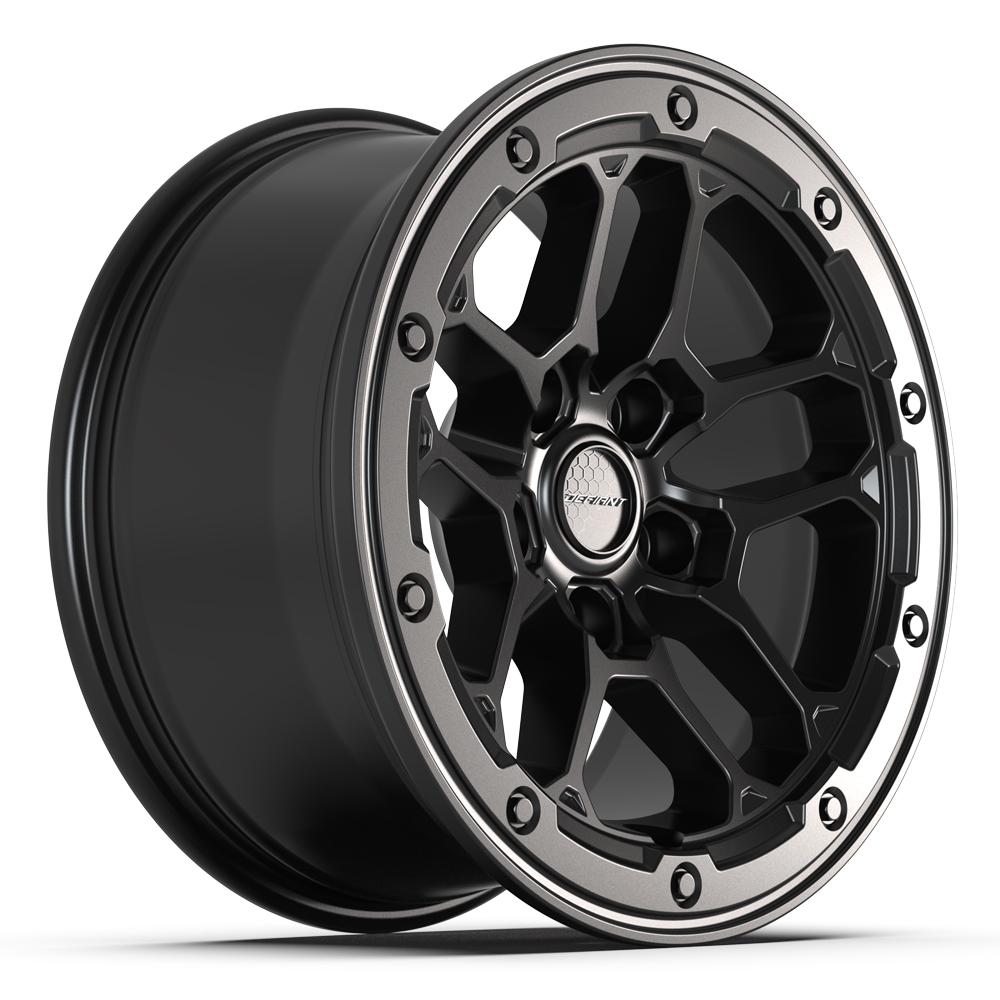 DEFIANT DF01 17x8 5x127 12et Satin Black Wheel - View 3