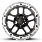 DEFIANT DF01 17x8 5x127 12et Gloss Black with Milled Edge Wheel - View 2