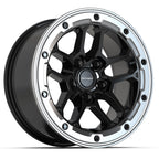 DEFIANT DF01 17x8 5x127 12et Gloss Black with Milled Edge Wheel