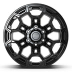 DEFIANT DF03 18x9 6x139.7 -12et Gloss Black Wheel - View 2
