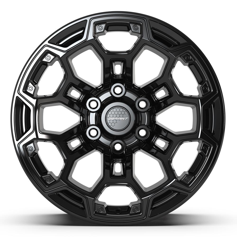 DEFIANT DF03 18x9 6x139.7 -12et Gloss Black Wheel - View 2