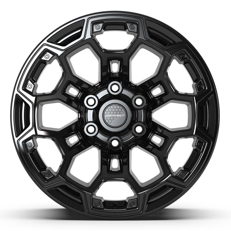 DEFIANT DF03 18x9 6x139.7 -12et Gloss Black Wheel - View 2