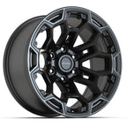 DEFIANT DF03 18x9 6x139.7 -12et Satin Black with Dark Satin Charcoal 2-Tone Wheel
