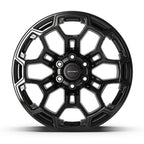 DEFIANT DF03 20x9 6x139.7 -12et Gloss Black Wheel - View 2