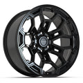 DEFIANT DF03 20x9 6x139.7 -12et Gloss Black Wheel