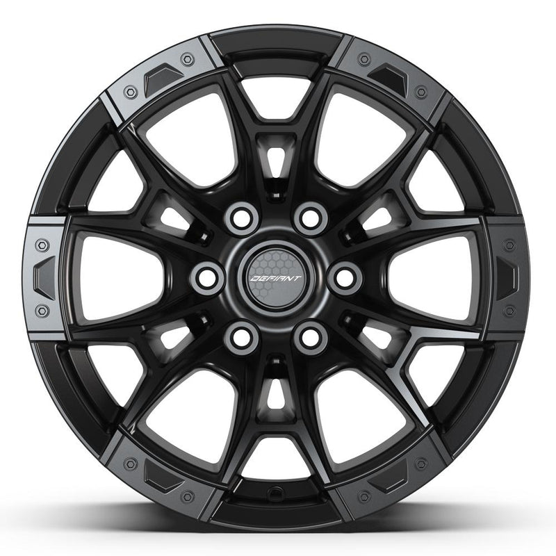 DEFIANT DF04 17x9 6x135 12et Satin Black Wheel - View 2