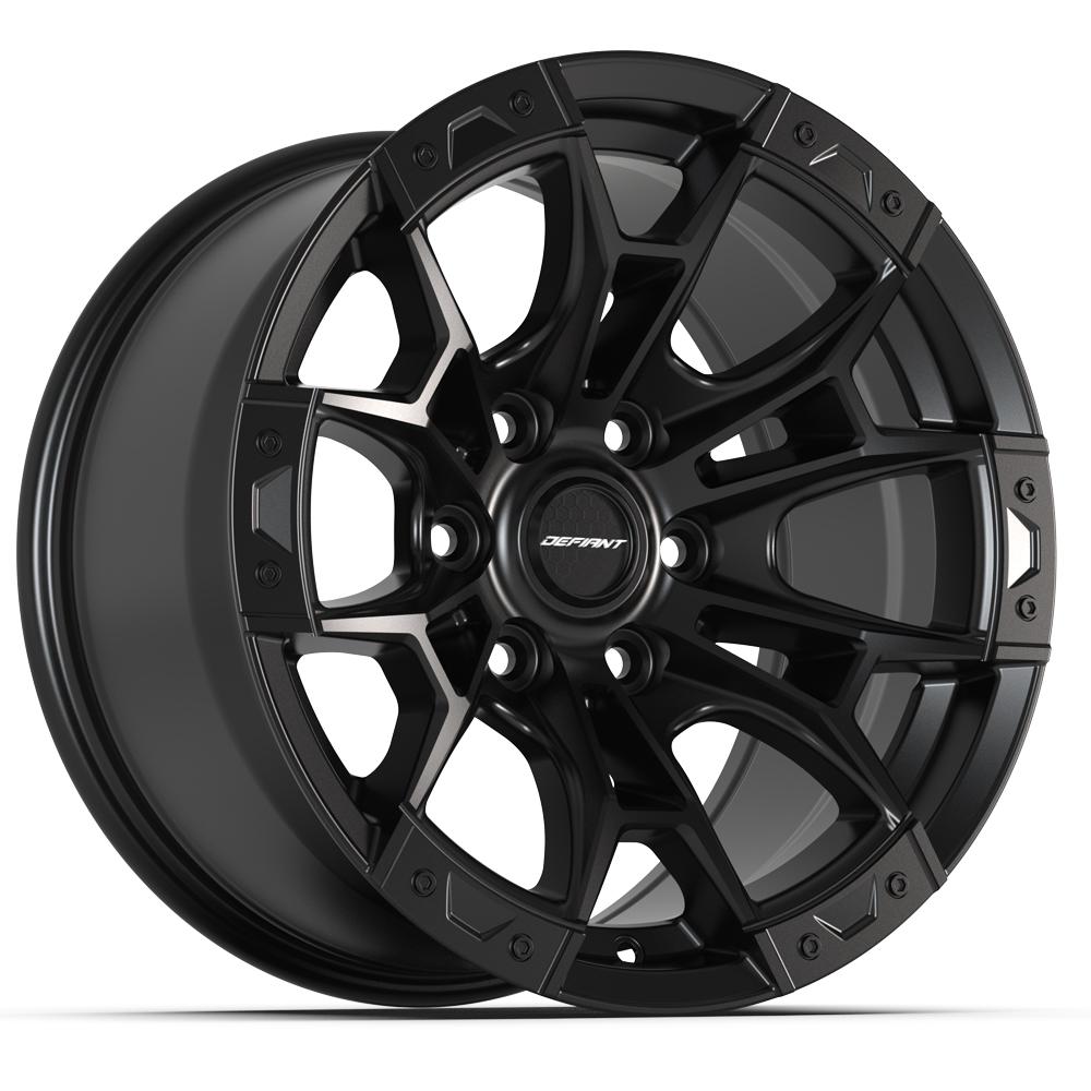 DEFIANT DF04 17x9 6x135 12et Satin Black Wheel