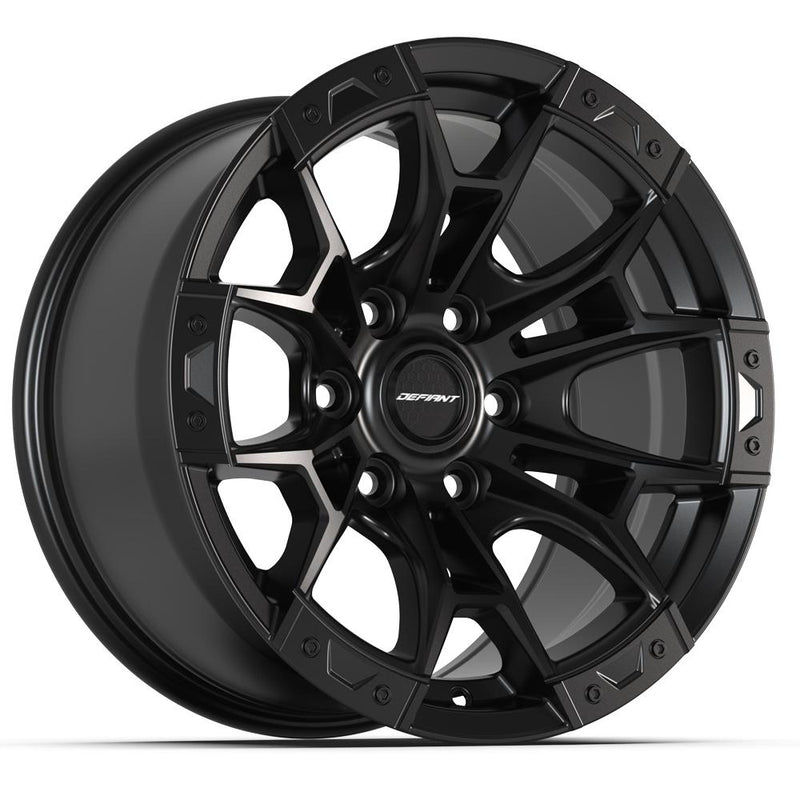 DEFIANT DF04 17x9 6x135 12et Satin Black Wheel