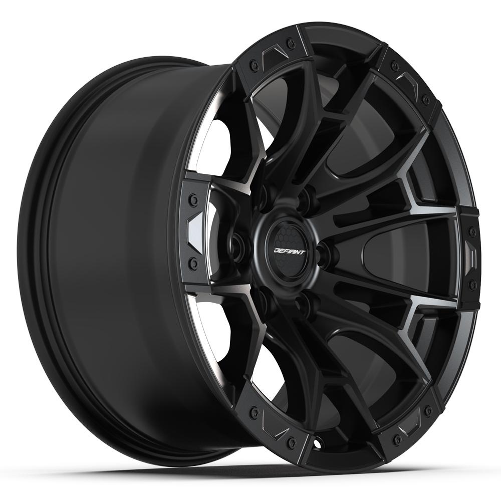 DEFIANT DF04 17x9 6x135 12et Satin Black Wheel - View 3