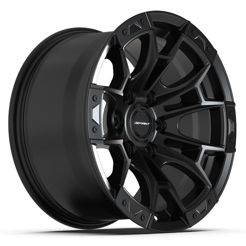 DEFIANT DF04 17x9 6x135 12et Satin Black Wheel - View 3