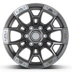 DEFIANT DF04 17x9 6x135 12et Dark Satin Charcoal Wheel - View 2