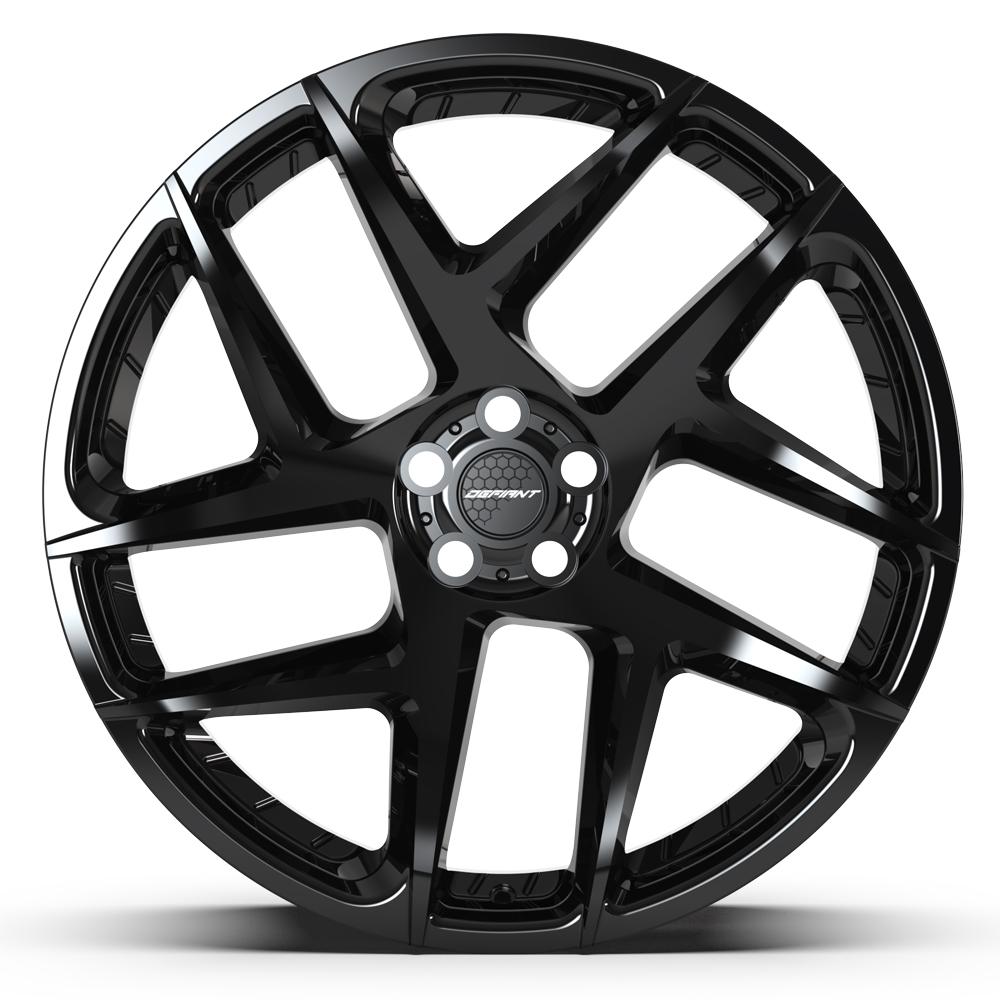 DEFIANT DF05 22x10 5x120 37et Gloss Black Wheel - View 2