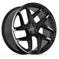 DEFIANT DF05 22x10 5x108 37et Gloss Black Wheel