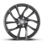 DEFIANT DF06 20x9 5x114.3 35et Dark Satin Charcoal Wheel - View 2