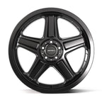 DEFIANT DF07 20x9.5 5x115 15et Satin Black Wheel - View 2