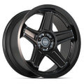 DEFIANT DF07 20x9.5 5x115 15et Satin Black Wheel