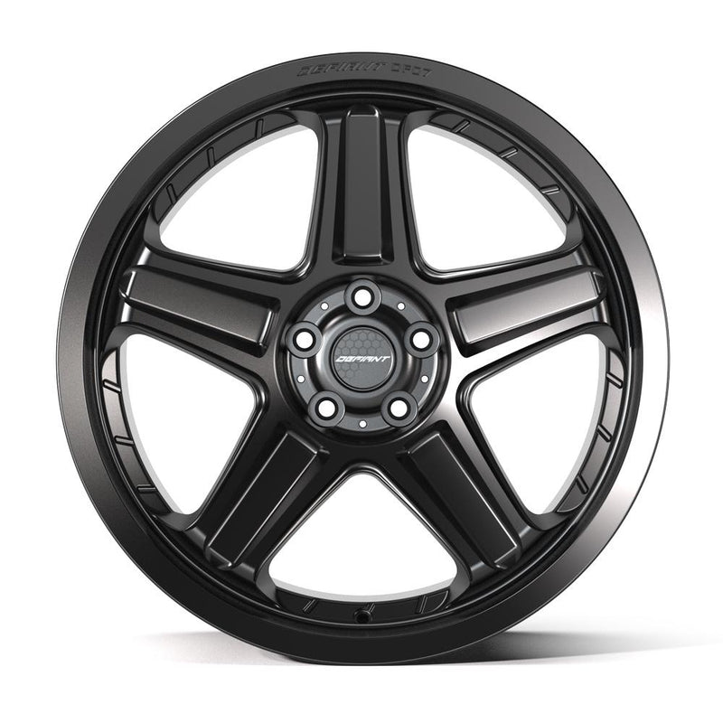DEFIANT DF07 20x10.5 5x115 26et Satin Black Wheel - View 2