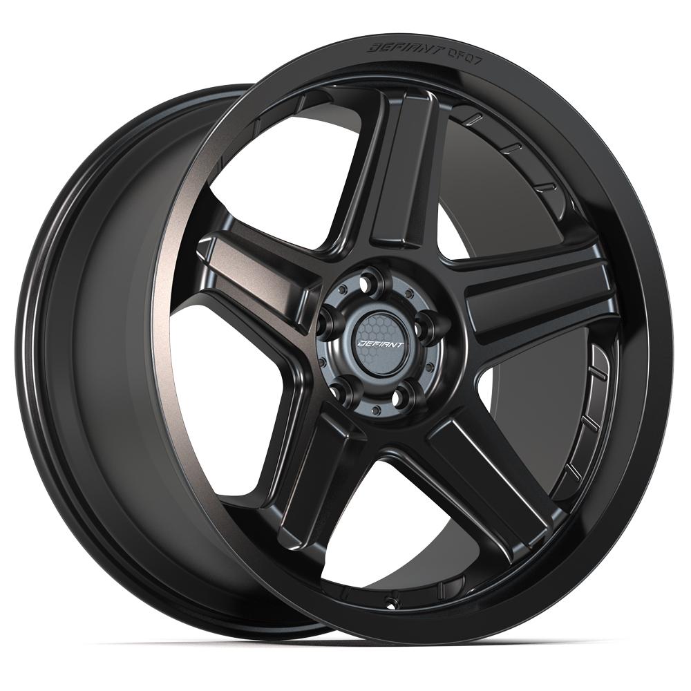 DEFIANT DF07 20x10.5 5x115 26et Satin Black Wheel