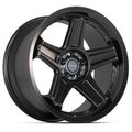 DEFIANT DF07 20x10.5 5x115 26et Satin Black Wheel