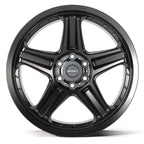 DEFIANT DF07 22x10 6x139.7 -12et Satin Black Wheel - View 2