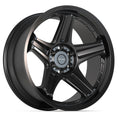 DEFIANT DF07 22x10 6x139.7 -12et Satin Black Wheel