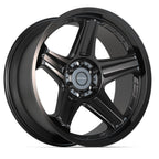 DEFIANT DF07 22x10 6x139.7 -12et Satin Black Wheel