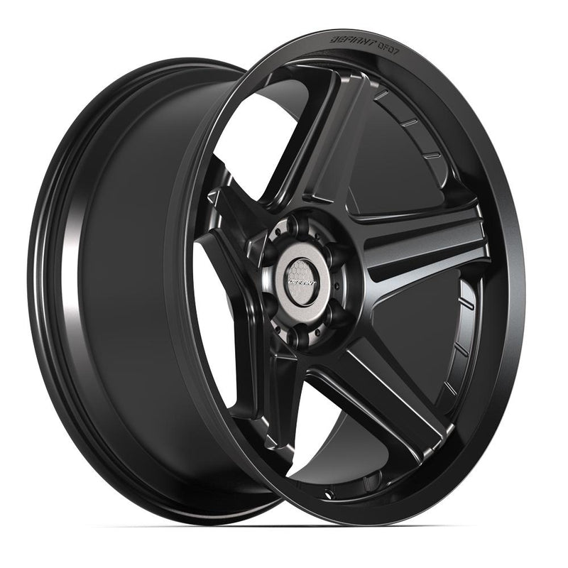 DEFIANT DF07 22x10 6x139.7 -12et Satin Black Wheel - View 3