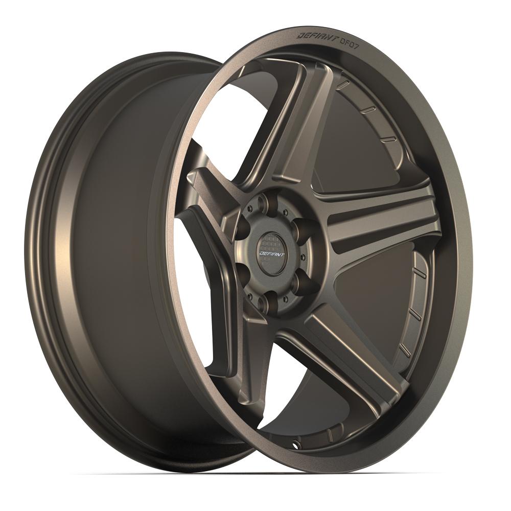DEFIANT DF07 22x10 6x139.7 -12et Satin Bronze Wheel - View 3
