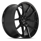DEFIANT DF08 20x9 5x114.3 35et Gloss Black Wheel - View 3