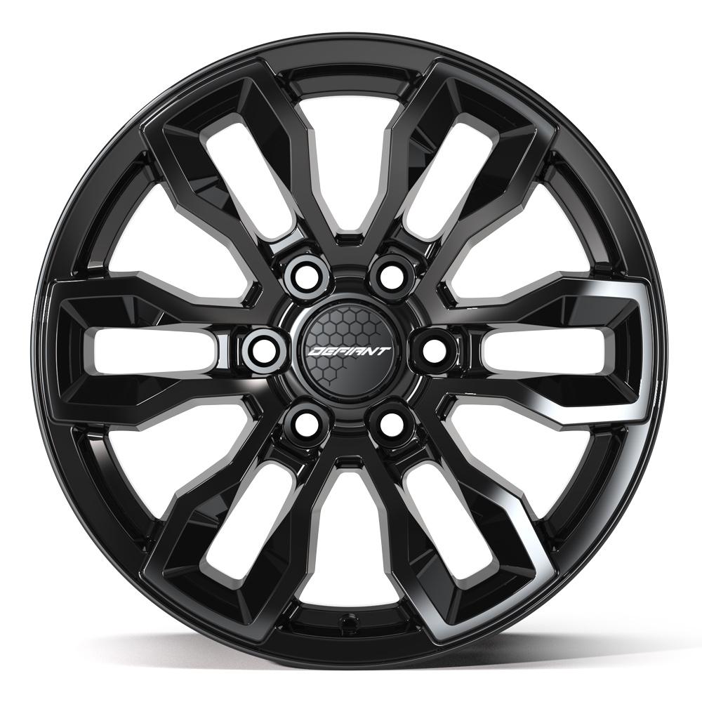DEFIANT DF15A 18x9 6x139.7 18et Gloss Black Wheel - View 2
