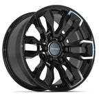 DEFIANT DF15A 18x9 6x139.7 18et Gloss Black Wheel