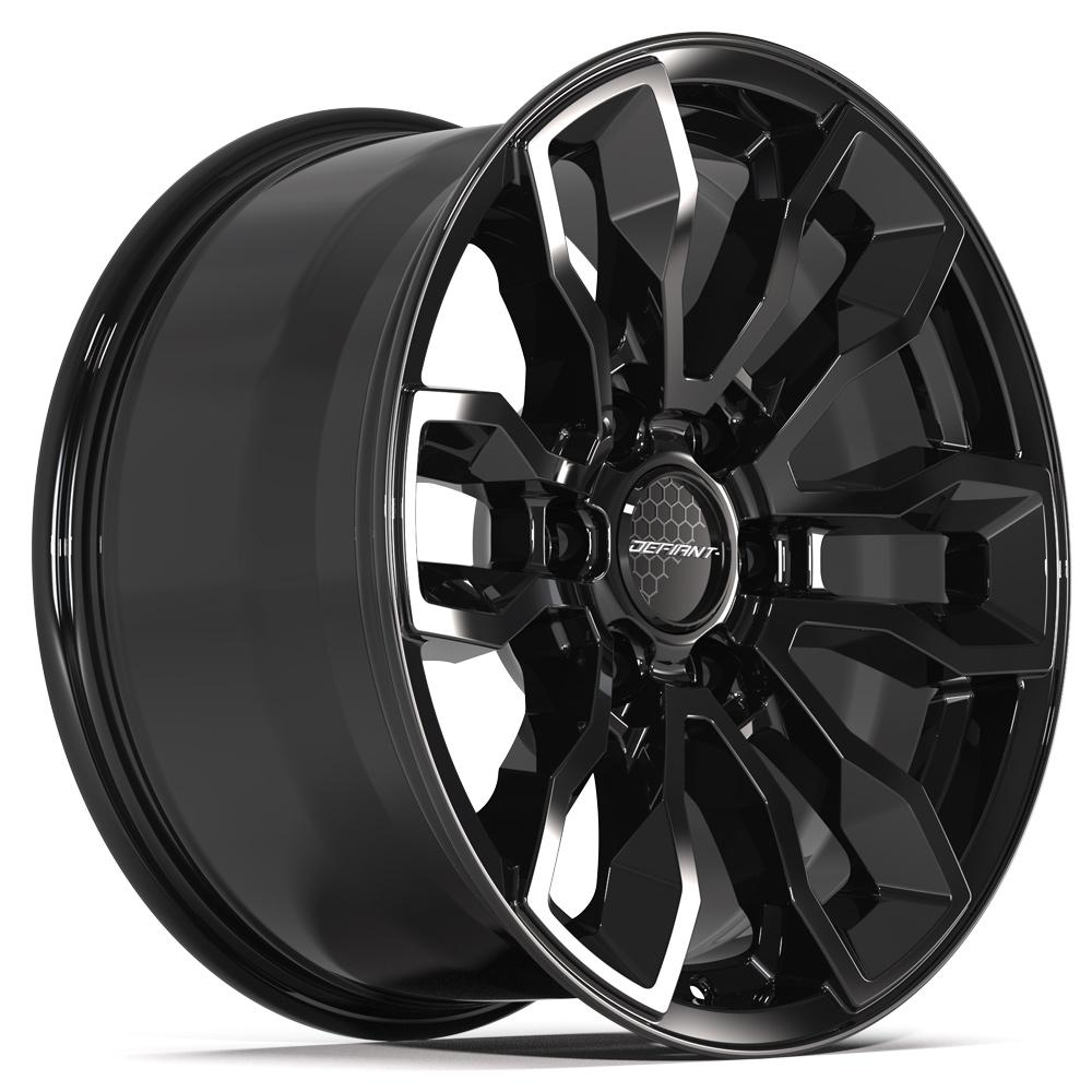 DEFIANT DF15A 18x9 6x139.7 18et Gloss Black Wheel - View 3