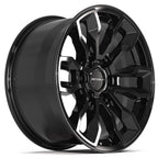 DEFIANT DF15A 18x9 6x139.7 18et Gloss Black Wheel - View 3