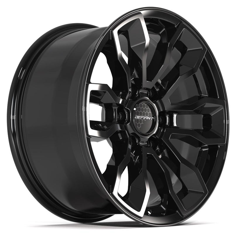 DEFIANT DF15A 18x9 6x139.7 18et Gloss Black Wheel - View 3