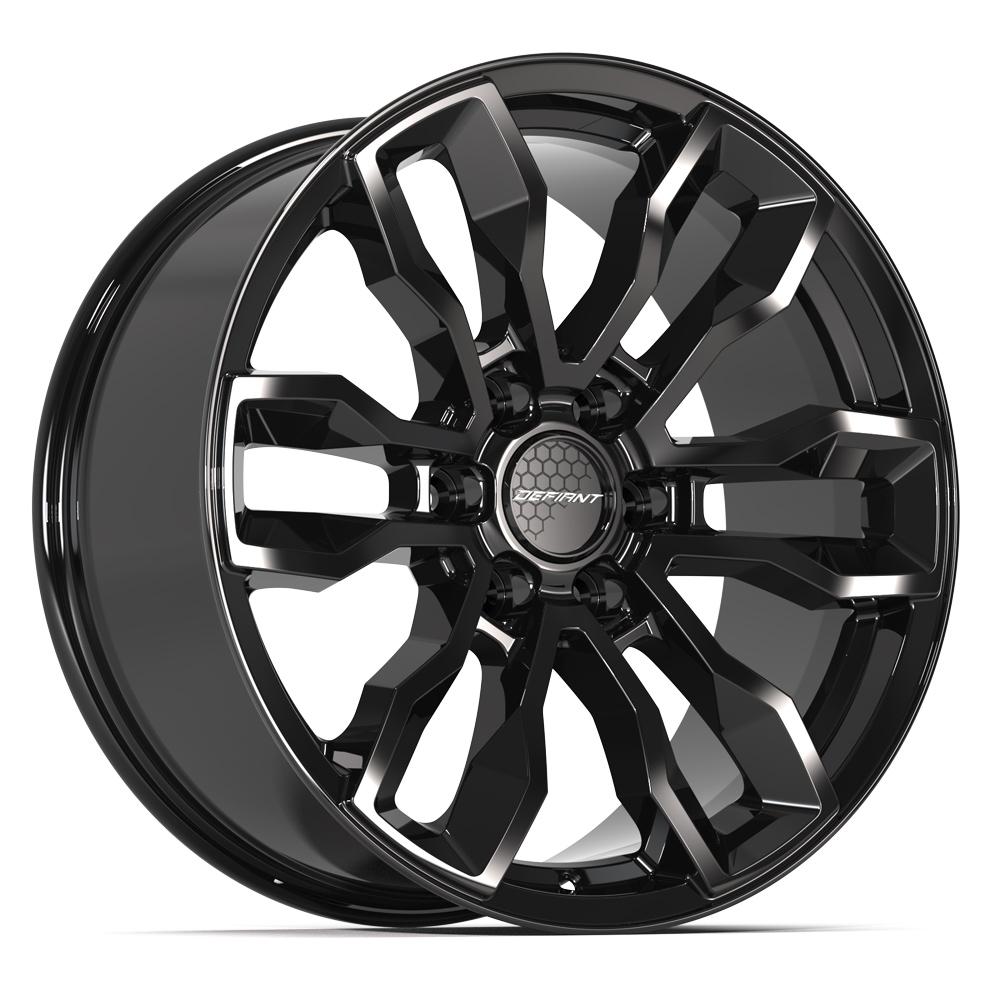 DEFIANT DF15B 20x9 6x139.7 18et Gloss Black Wheel