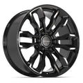DEFIANT DF15B 20x9 6x139.7 18et Gloss Black Wheel
