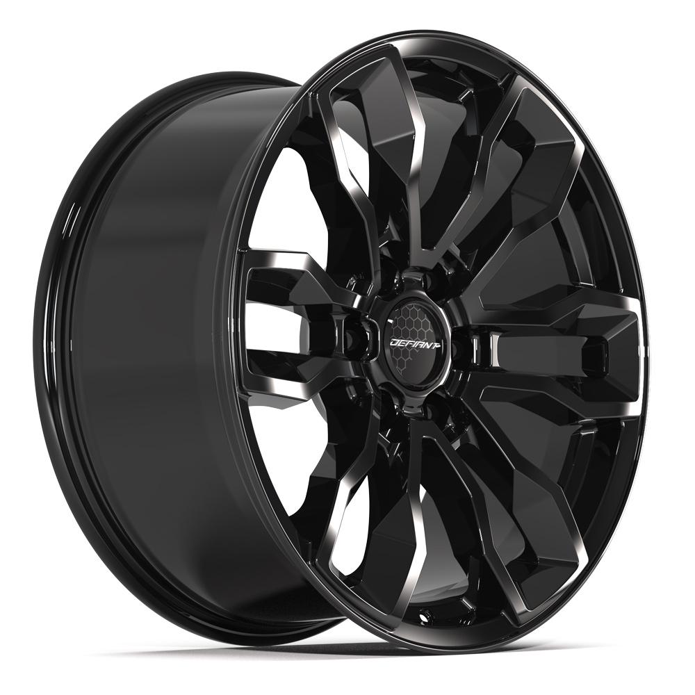 DEFIANT DF15B 20x9 6x139.7 18et Gloss Black Wheel - View 3